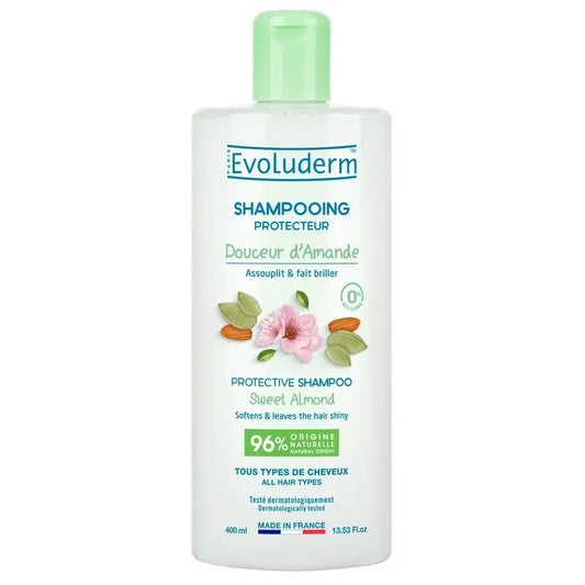 Evoluderm Sweet Almond Shampoo, 400 ml