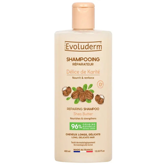 Evoluderm Shea Butter Shampoo, 400 ml