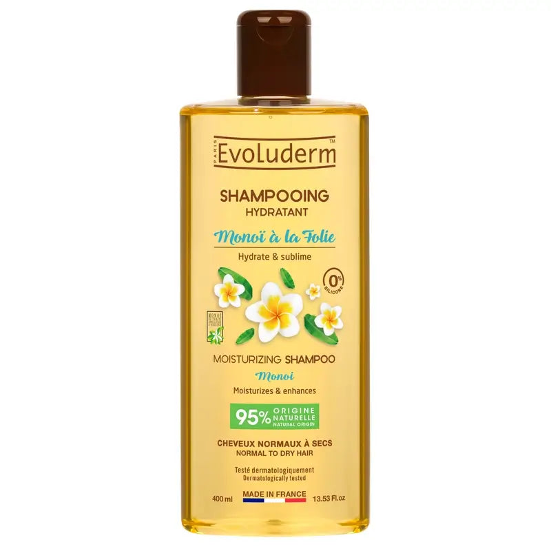 Evoluderm Monoi Shampoo, 400 ml