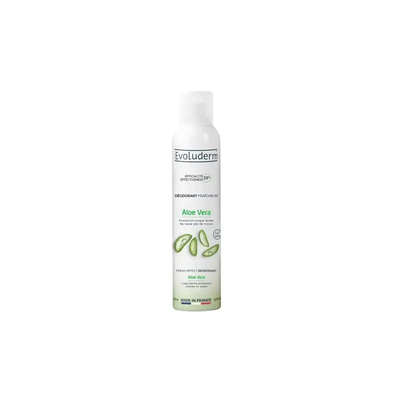 Evoluderm Aloe Vera Deodorant 24H, 200 ml