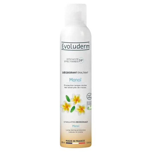 Evoluderm Monoi A La Folie Deodorant 24H, 200 ml