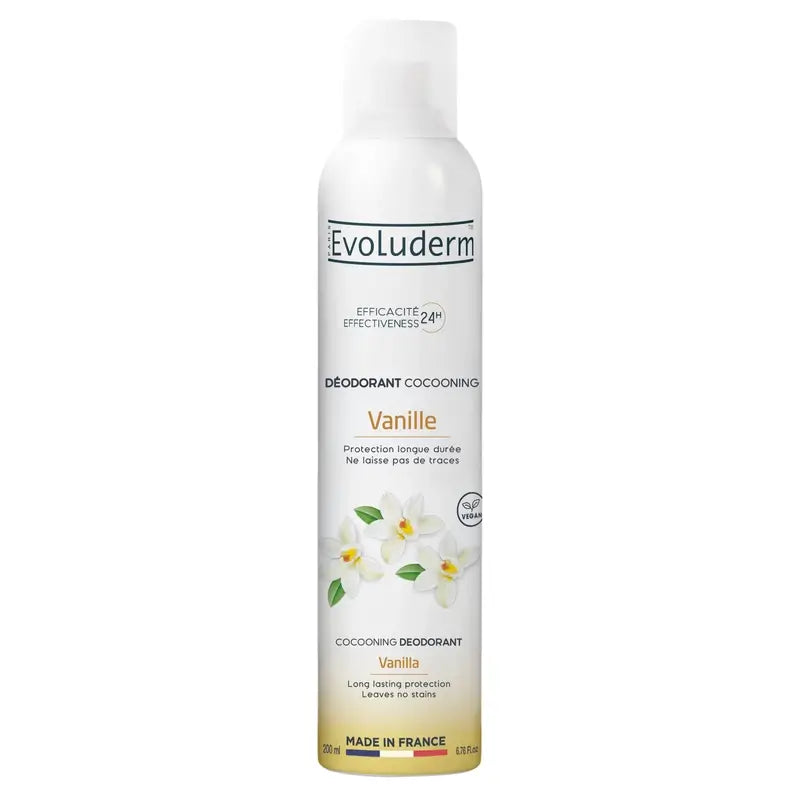 Evoluderm Vanilla Deodorant 24H, 200 ml
