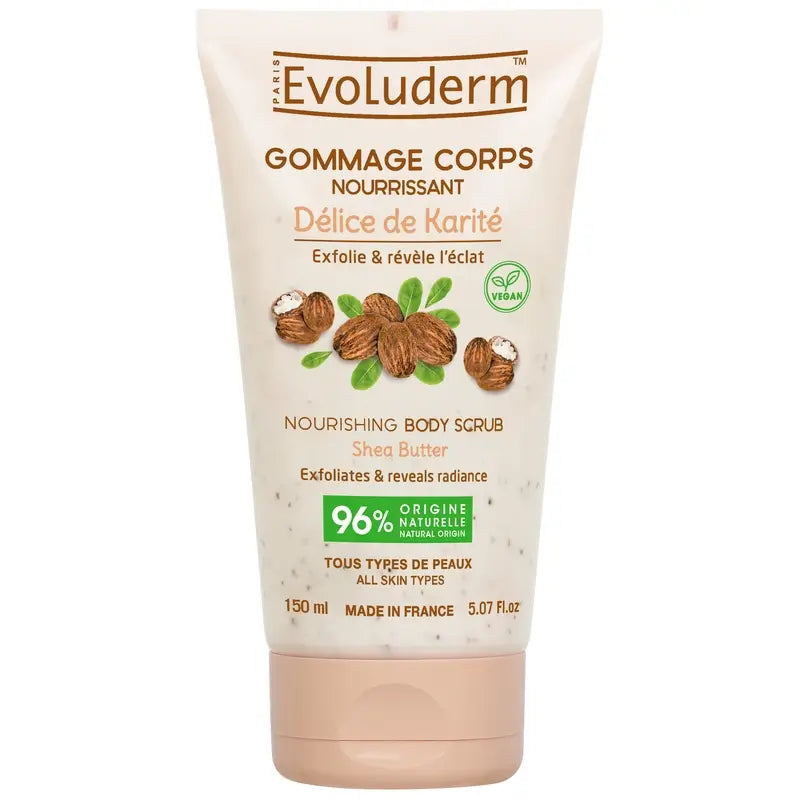 Evoluderm Shea Butter Body Scrub, 150 ml
