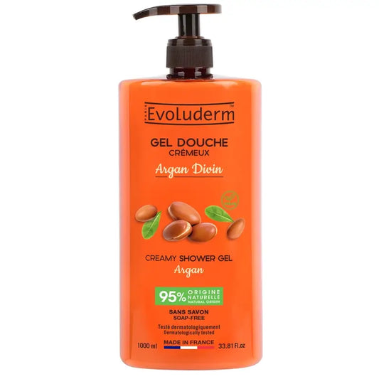 Evoluderm Argan Divin Shower Gel, 1000 ml