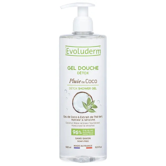 Evoluderm Coconut Detox Shower Gel, 500 ml