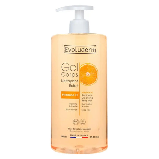 Evoluderm Vitamin C Body Cleansing Gel, 1000 ml