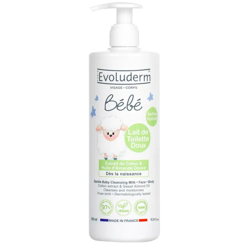Evoluderm Cleansing Milk, 500 ml