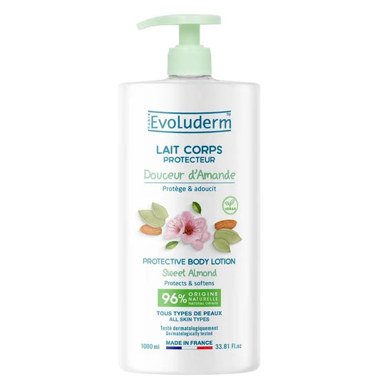 Evoluderm Sweet Almond Body Lotion, 1000 ml