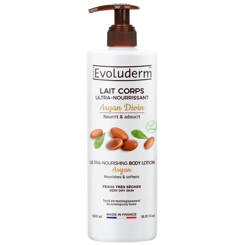 Evoluderm Argan Divin Body Lotion, 500 ml