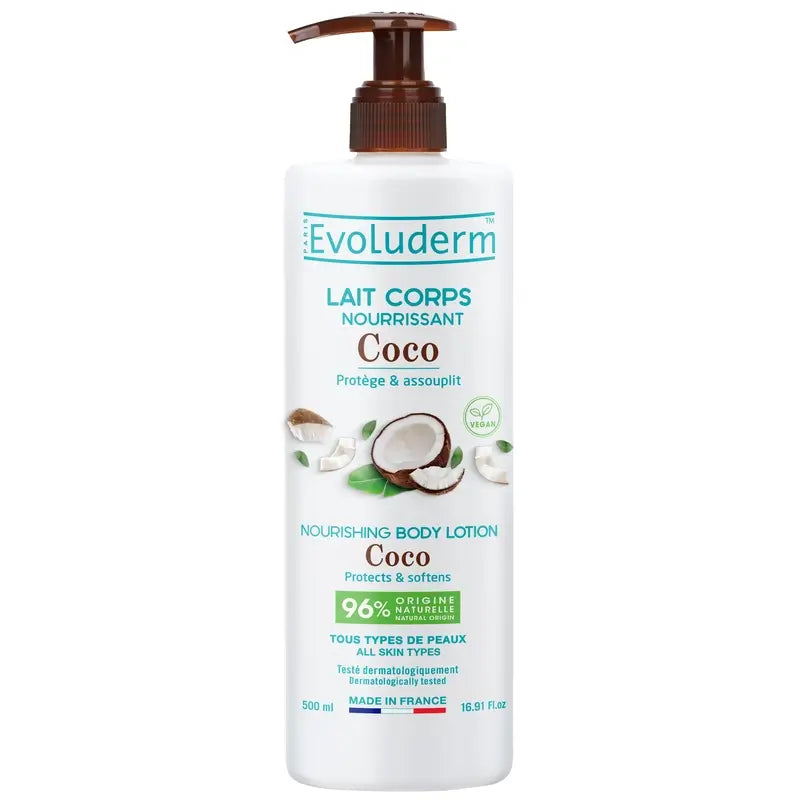 Evoluderm Coconut Body Lotion, 500 ml
