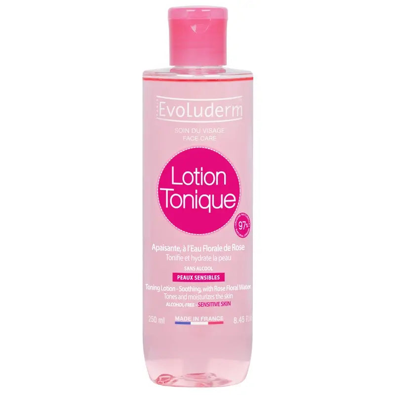 Evoluderm Toning Lotion For Sensitive Skin, 250 ml