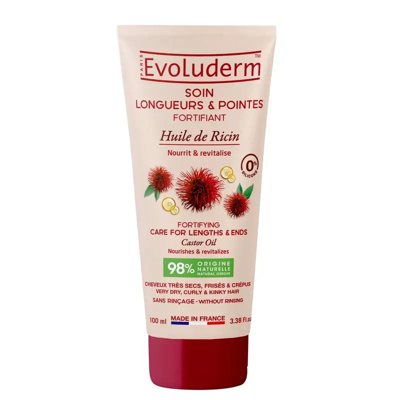 Evoluderm Hair Care Lengths To The Tips Castor Oil, 100 ml