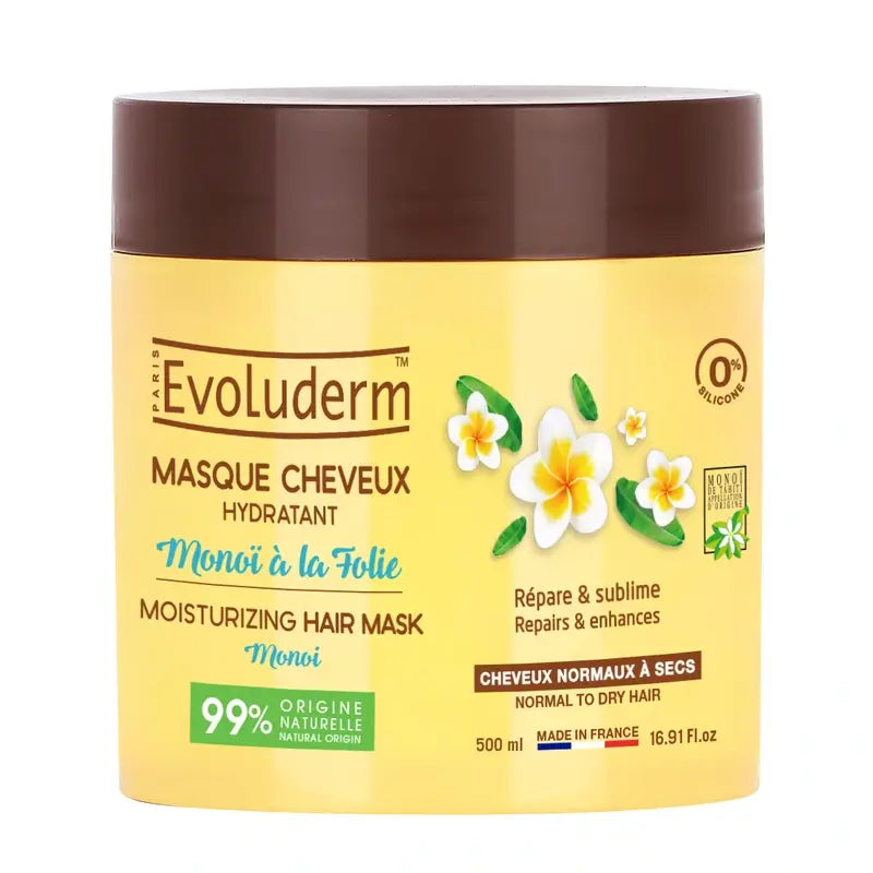 Evoluderm Monoi Hair Mask, 500 ml