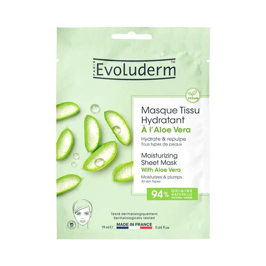 Evoluderm Aloe Vera Sheet Mask, 1pc / 19