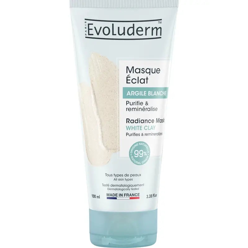 Evoluderm White Clay Facial Mask, 100