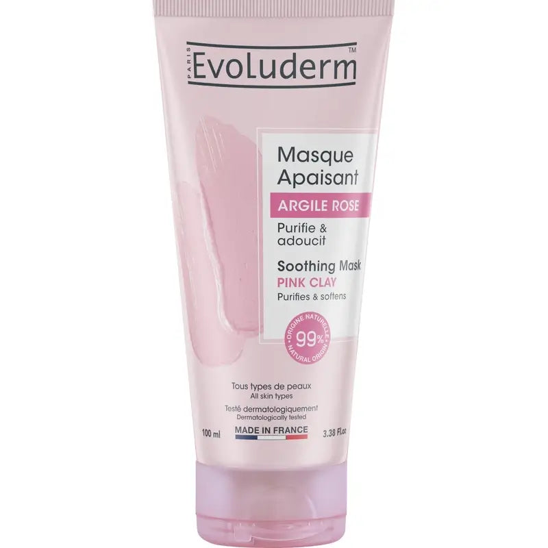 Evoluderm Rose Clay Facial Mask, 100