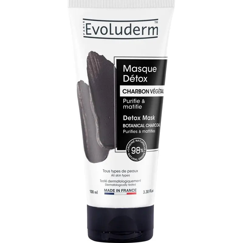 Evoluderm Detox Facial Mask Charcoal, 100