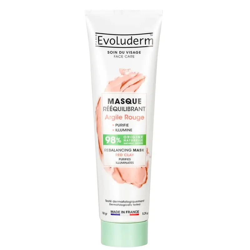 Evoluderm Revitalising Facial Mask Red Clay, 150 g