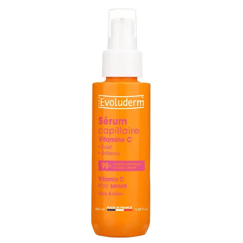 Evoluderm Moisturising Hair Serum - Hyaluronic Acid, 100 ml