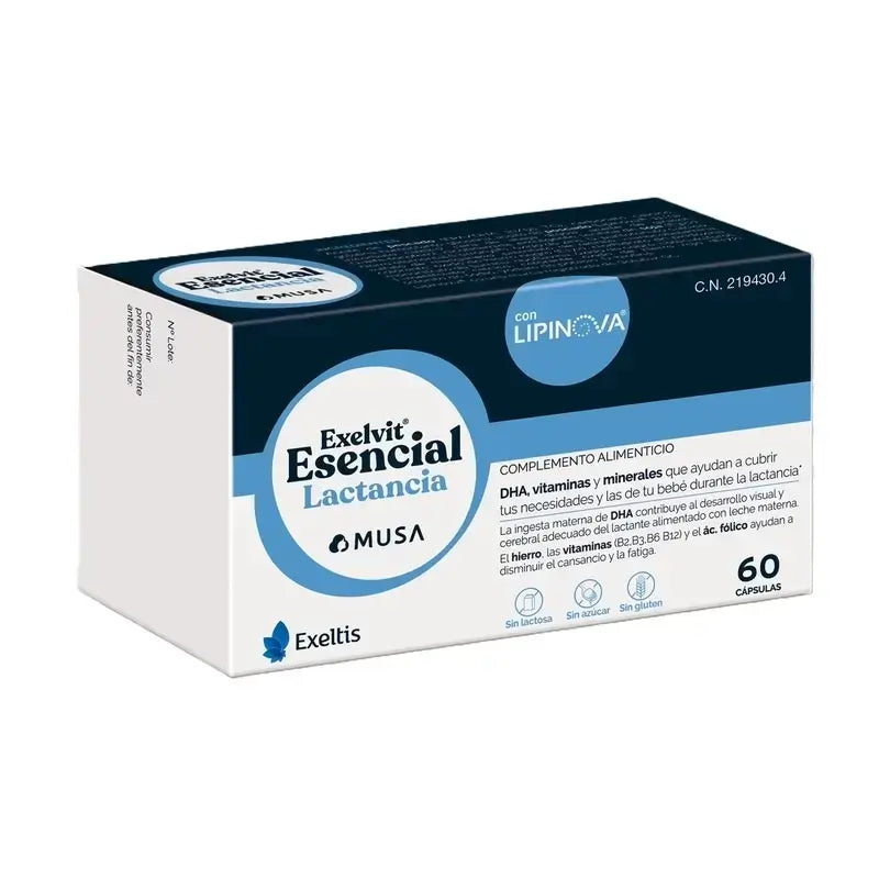 Exelvit Lactation Essential, Pack 2 x 60 capsules