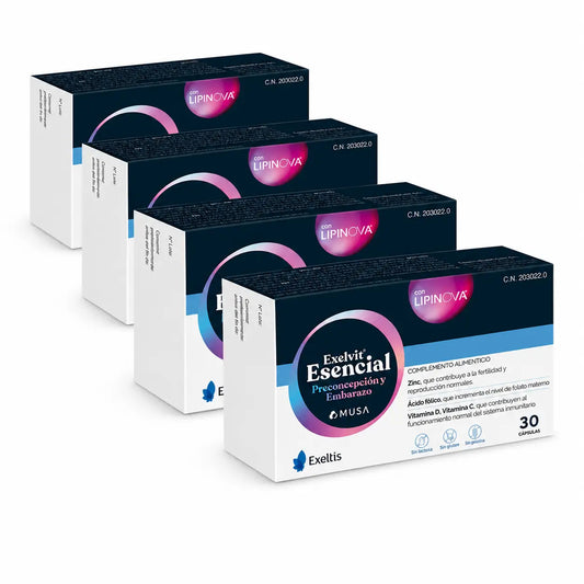 Exelvit Essential Preconception and Pregnancy, Pack 4 x 30 Capsules