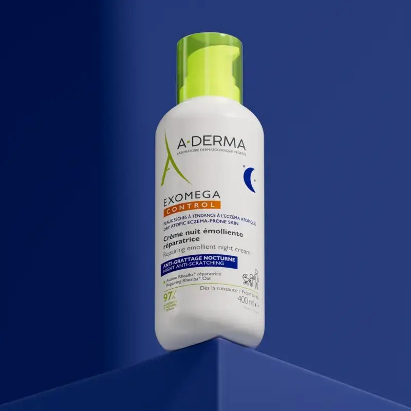 Aderma Exomega Emollient Repairing Night Cream, 400 Ml