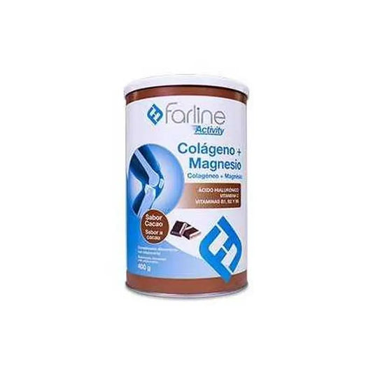 Farline Colágeno + Magnesio Sabor Cacao, 400 gr