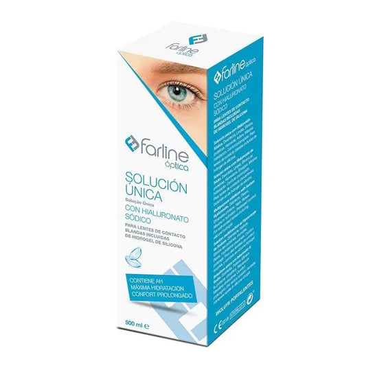 Farline Optica Unique Solution With Hyaluronic Acid , 500 ml