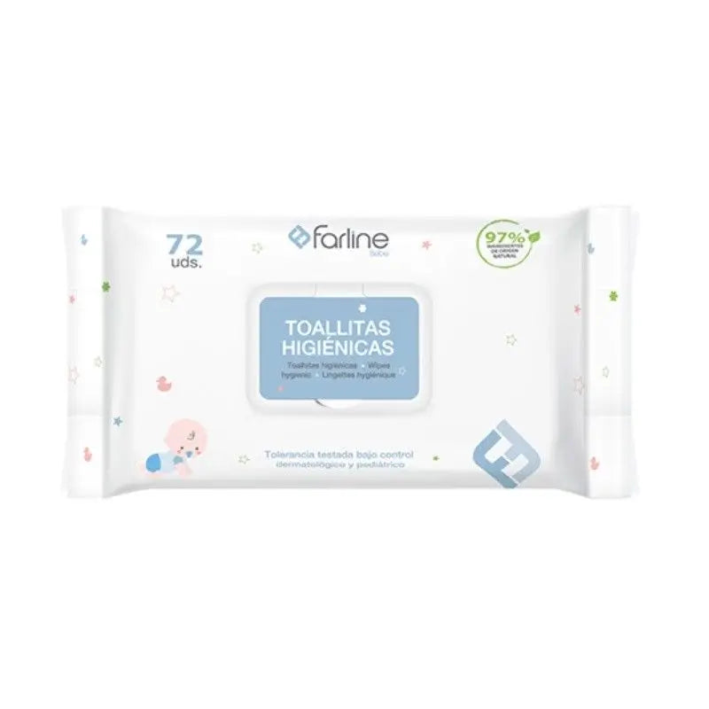 Farline Baby Hygienic Wipes, 72 pcs.