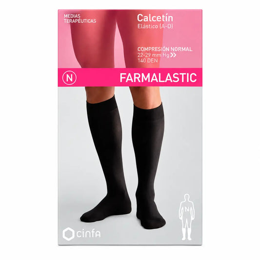 Farmalastic Sock Black, Size Small