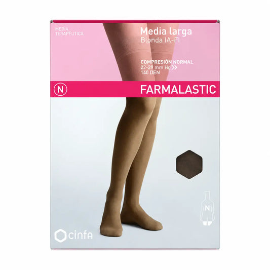 Farmalastic Compression Normal Compression Stocking Black, Size XL