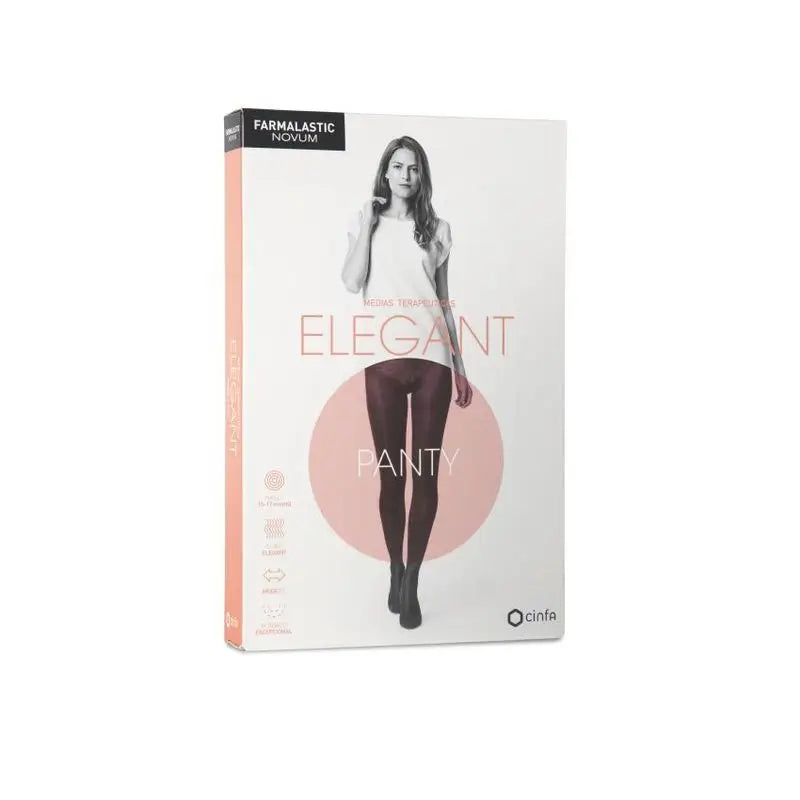 Farmalastic Novum Elegant Chocolate Pantyhose, Size 2