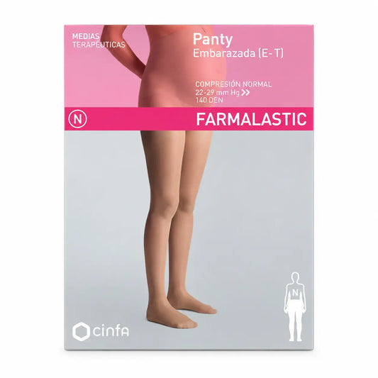 Farmalastic Compression Panty Normal Pregnancy Beige, Size Small