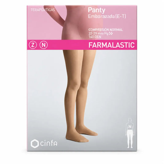 Farmalastic Compression Panty Normal Pregnant, Size XL Black