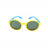 Farmamoda Polarised Sunglasses For Children Yellow & Blue, 25 gr