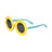 Farmamoda Polarised Sunglasses For Children Yellow & Blue, 25 gr