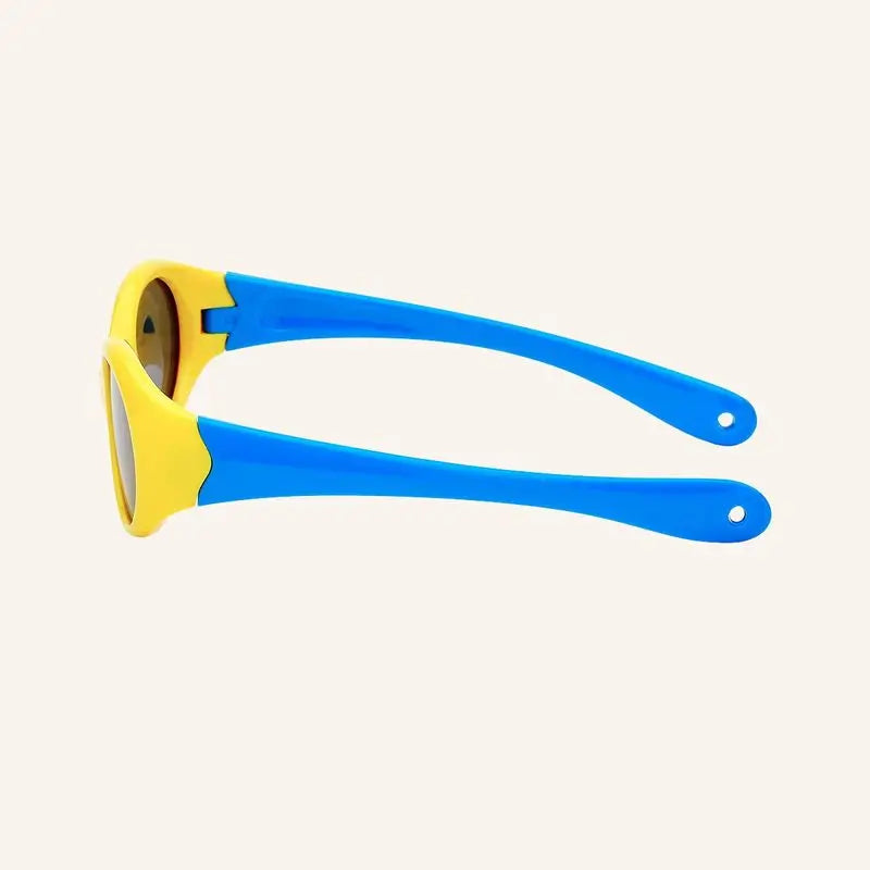 Farmamoda Children's Polarised Sunglasses Yellow & Sky Blue, 25 gr