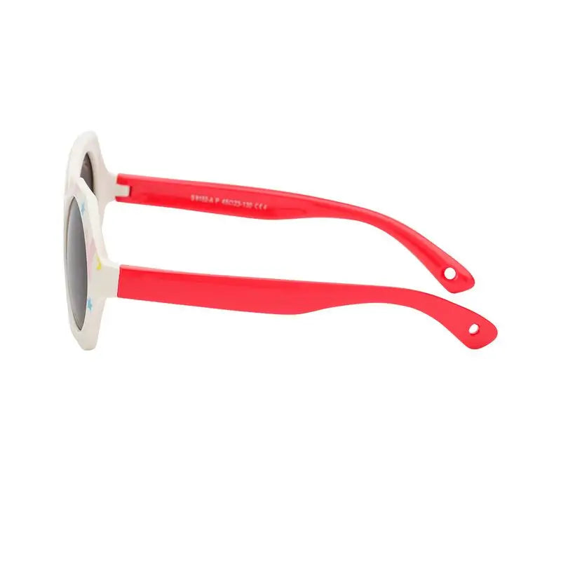 Farmamoda Children's Polarised Sunglasses White & Red, 25 gr