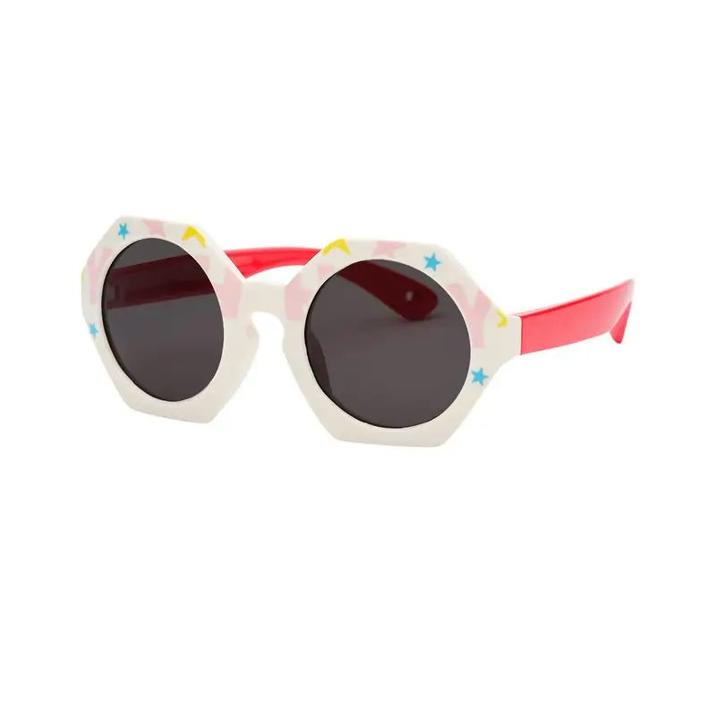 Farmamoda Children's Polarised Sunglasses White & Red, 25 gr
