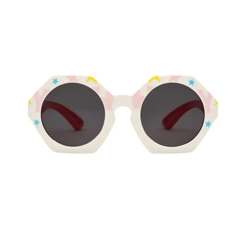 Farmamoda Children's Polarised Sunglasses White & Red, 25 gr