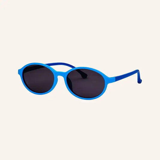 Farmamoda Children's Polarized Sunglasses Celeste & Navy Oval, 25 gr