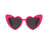 Farmamoda Children's Polarised Sunglasses Heart Fuchsia & Pink, 25 gr