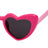 Farmamoda Children's Polarised Sunglasses Heart Fuchsia & Pink, 25 gr