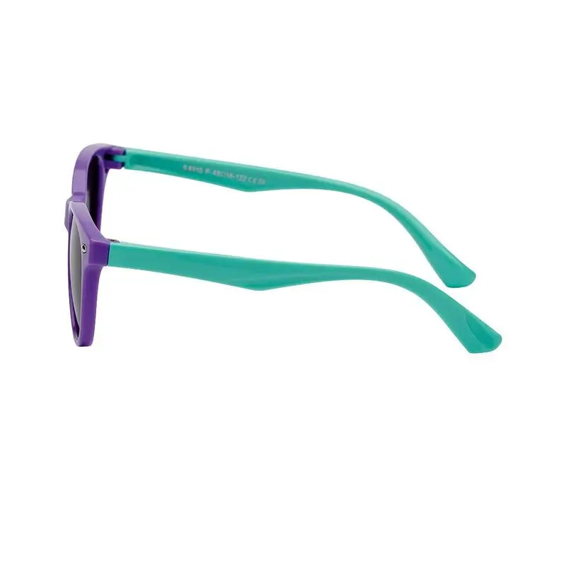Farmamoda Children's Polarized Sunglasses Purple & Green Oval, 25 gr