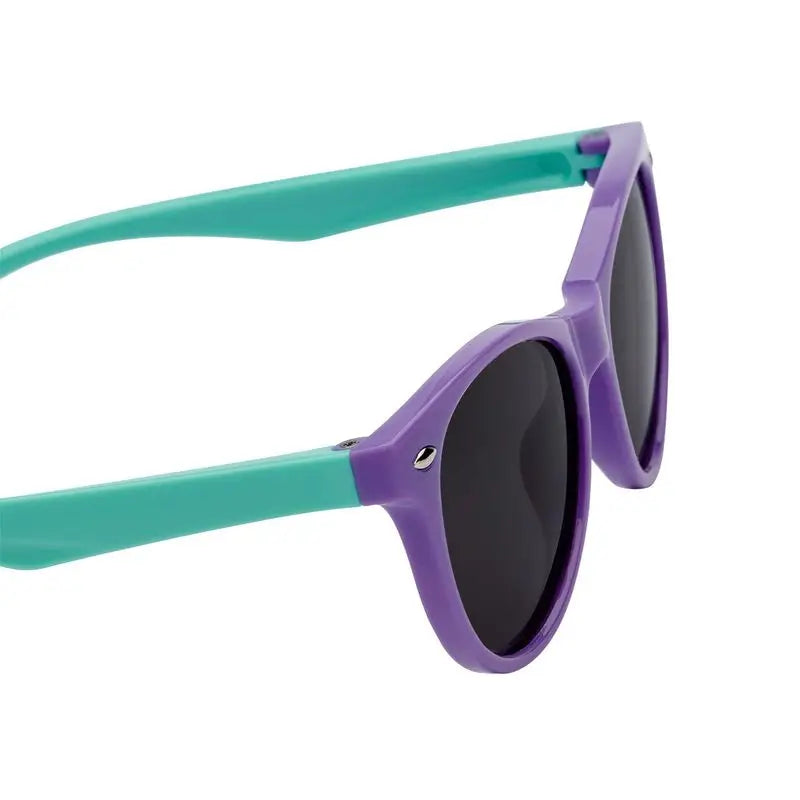 Farmamoda Children's Polarized Sunglasses Purple & Green Oval, 25 gr