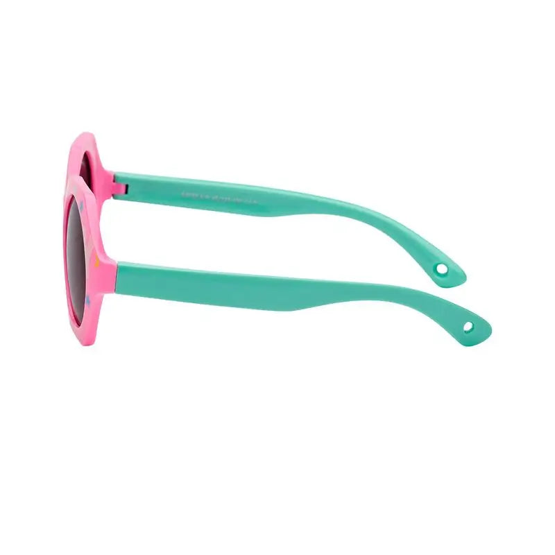 Farmamoda Children's Polarised Sunglasses Green And Pink, 25 gr