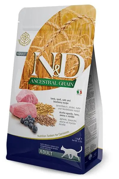 Farmina N&D Cat Ancestral Lamb 5Kg, cat food