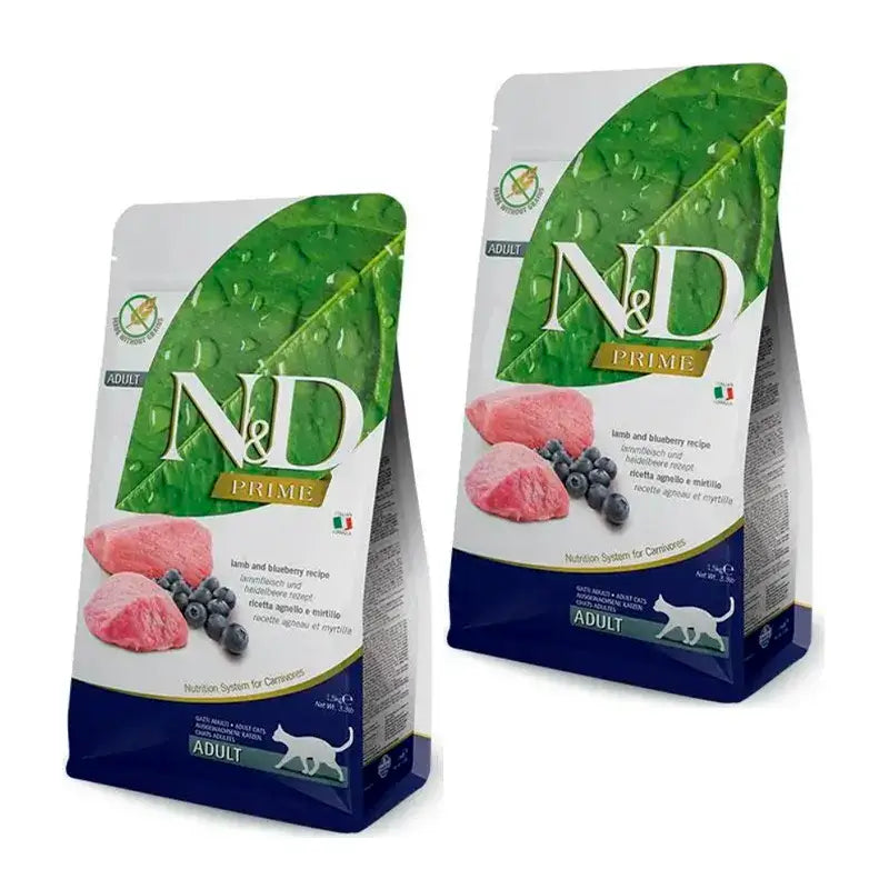 Farmina N&D Cat Prime Lamb Lamb cat food, Pack 2 x 5Kg