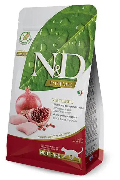 Farmina N&D Cat Prime Neutered Chicken 300Gr, cat food