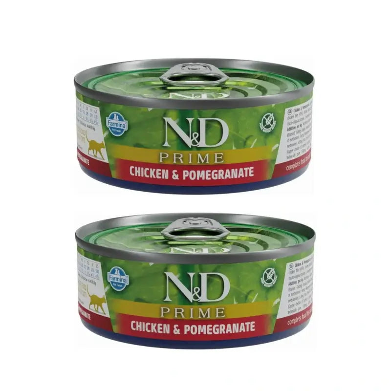 Farmina N&D Cat Prime Chicken Pomegranate Box 30X70Gr, Pack Of 2